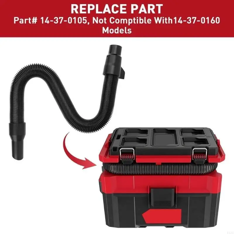 

Заменяющий вакуумный шланг для 18 В 28 В влажных сухих вакуумов модель 14-37-0105 14-37-0016 Гибкий дизайн kxre