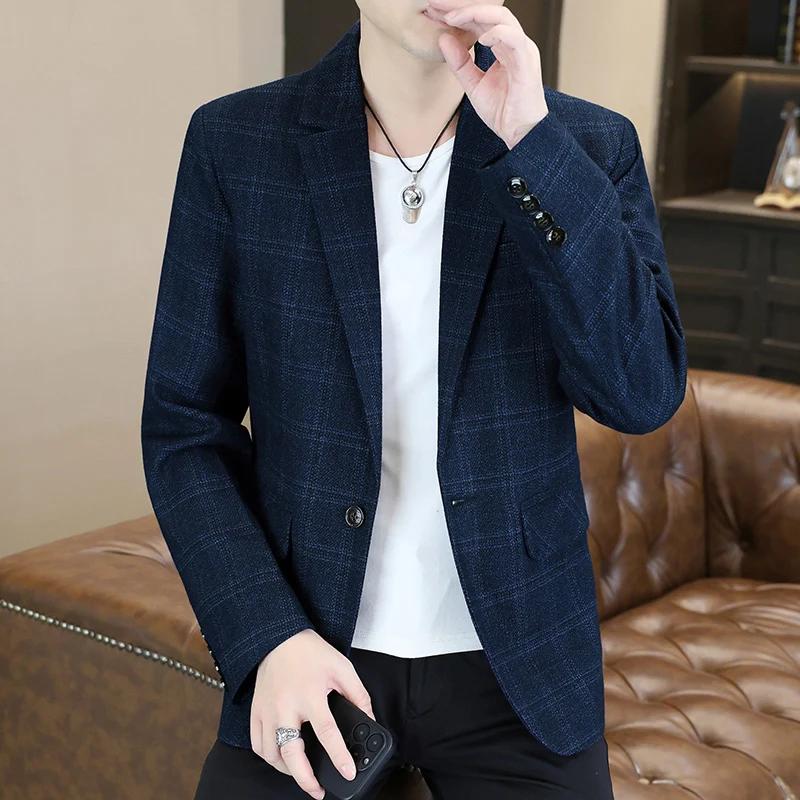 Nuovo top autunnale in stile coreano di alta qualità, alla moda, elegante e versatile, abito singolo casual, giacca alla moda