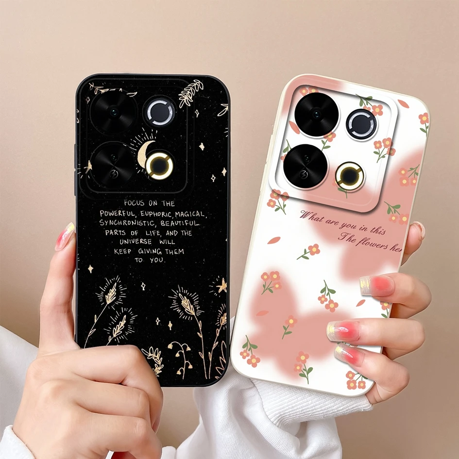 New Case For Itel P65 6.7 inches 4G Colorful Funny Pattern Soft Liquid Silicone Shockproof Protective Housing For Itel P 65 Capa