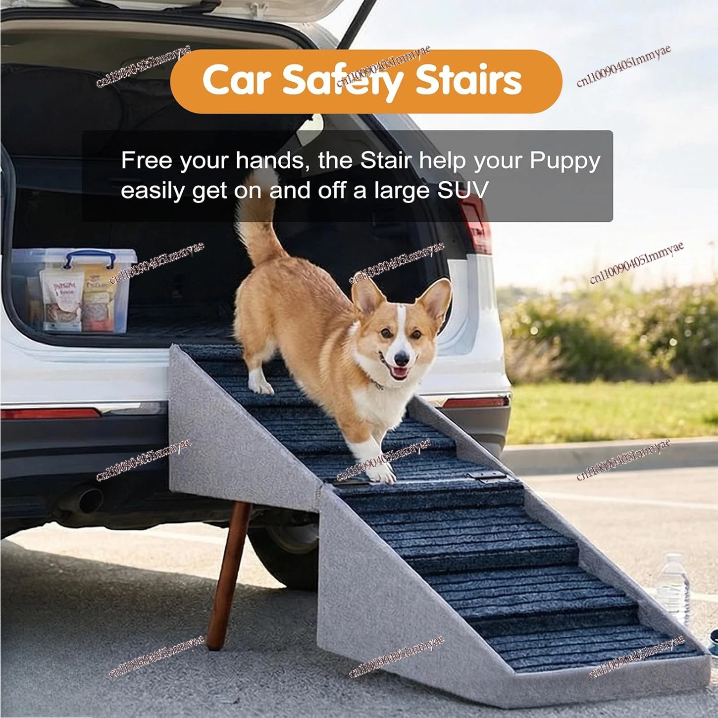 Wooden Pet Step Foot Stool Dog Stair Pet Stair Split
