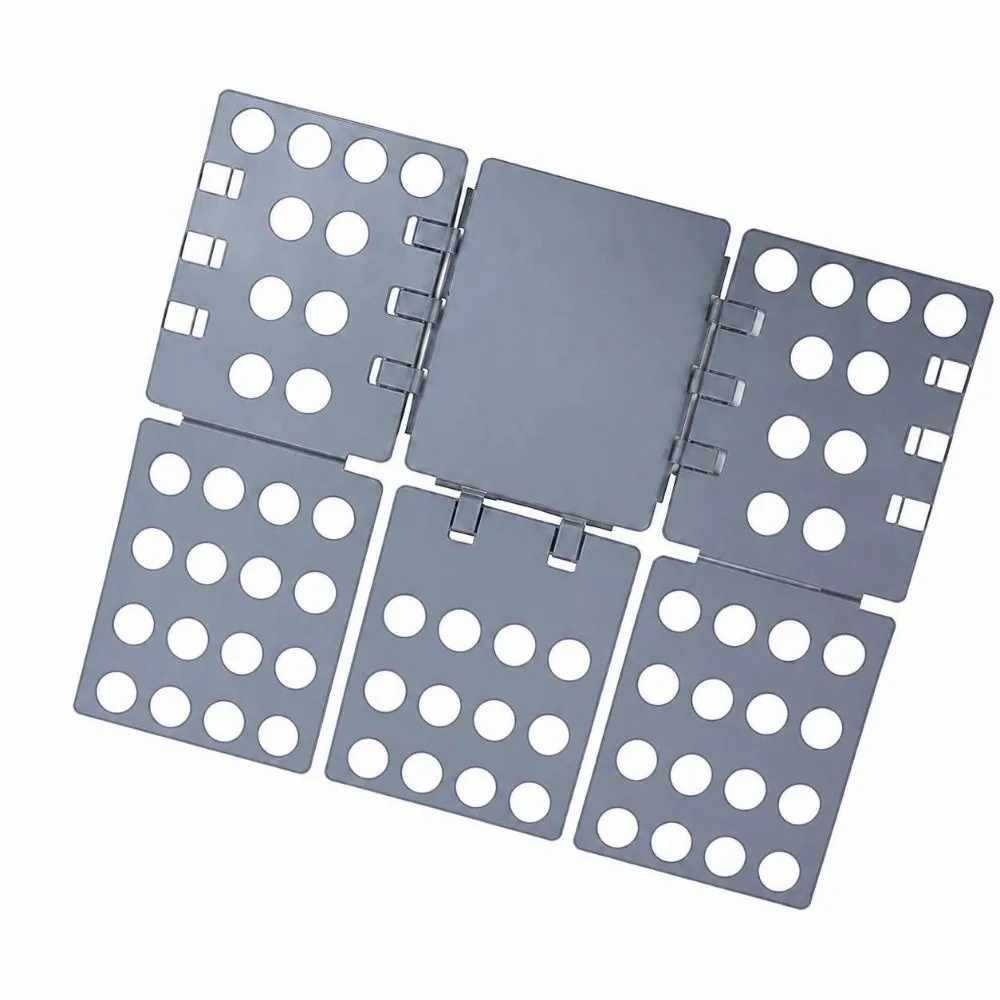 Lazy Person Shirt Folding Board Durable Quick Fold Foldable Clothes Folder Easy Fast Practical Plastic Clothes Folder Home