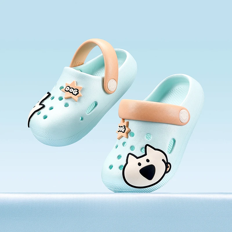 

Детские летние шлепанцы Cheerful Mario с изображением мультяшных животных, подходящие как для дома, так и для улицы.