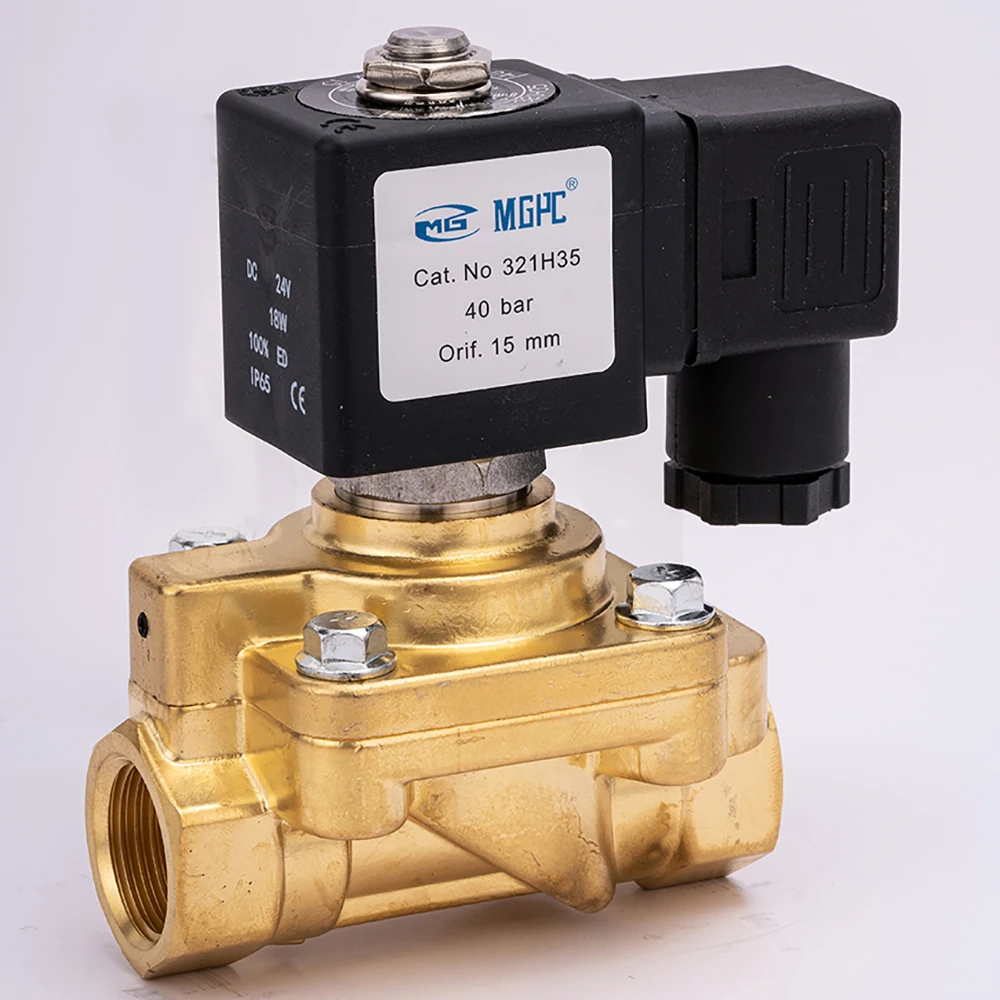 

321H35 321H36 Parkers Type High Pressure Solenoid Valve 220V Bottle Blowing Machine Normally Closed Valve Machine