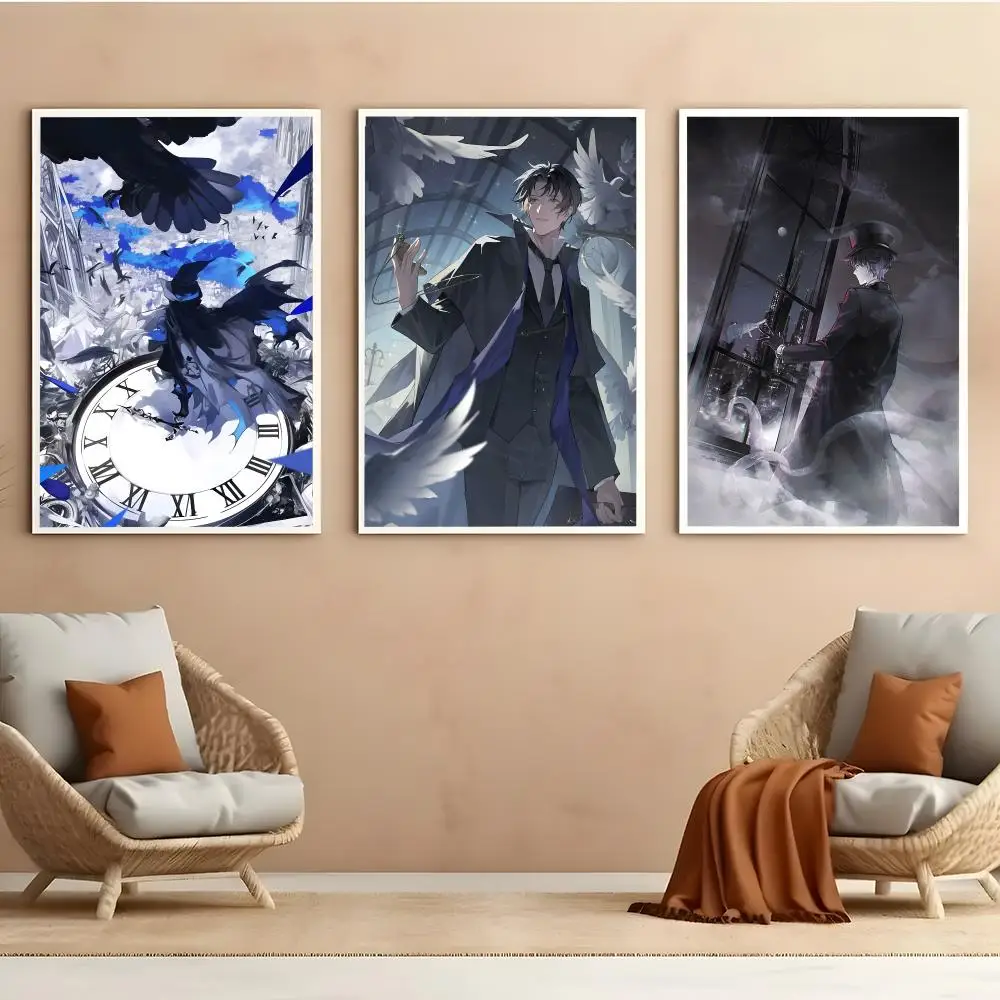 Anime L-Lord Of M-Mysteries Poster Aesthetic HD PVC Wall Art - Waterproof Wear Resistant For Home Hotel Bar