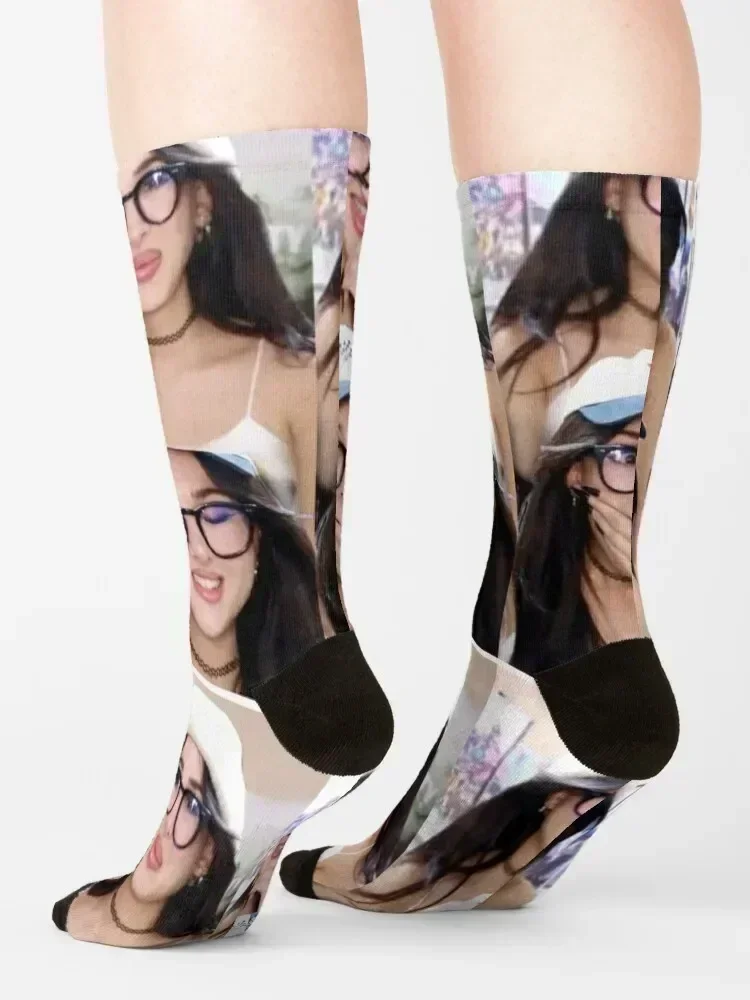 Sssniperwolf collage Socks cute japanese fashion retro Wholesale Mens Socks Women's