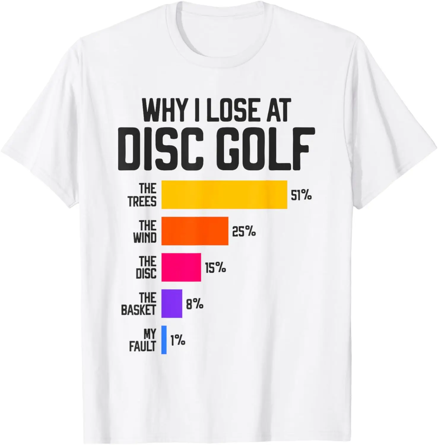 Why I Lose At Disc Golf Funny Ultimate Excuses T-Shirt Custom Printed Graphic T Shirts Mens Clothing Camisas Streetwear