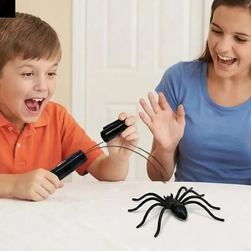 Deceptive False Spiders Pen Jump Gag Gift With Easy Press Design For Humorous Interactions