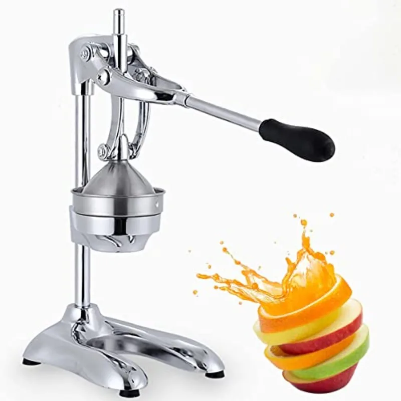 Citrus Juicer Hand Press Juicer Manual Fruit Juicer Heavy Duty Orange and Lime Squeezer Press Stand for Lemon Lime Pomegranate