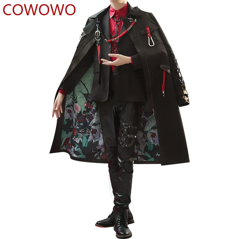 COWOWO [Csutomized]Paradox Live AMPRULE Yeon Dongha/Baek Chungsung Cosplay Costume Halloween Women Men Outfit Game Suit