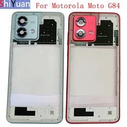 Phone Housing Middle Frame Center Chassis Cover For Motorola Moto G84 Middle Frame Replacement Repair Parts