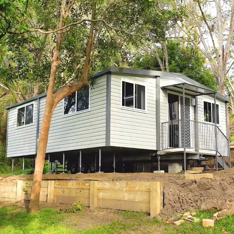 Custom Trailer Container House and Mobile House 20ft 40ft Removable Expandable for Resort Dormitory Use