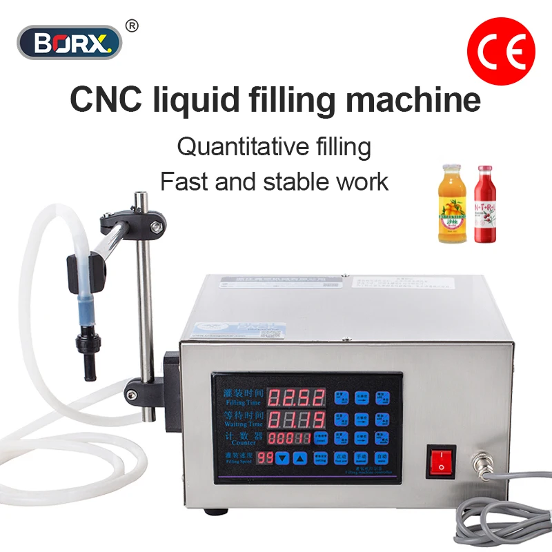 XK-580 CNC Liquid Filling Machine Anti Drip Automatic Quantitative Filling High Precision 1% Error For Food Beverage Cosmetics