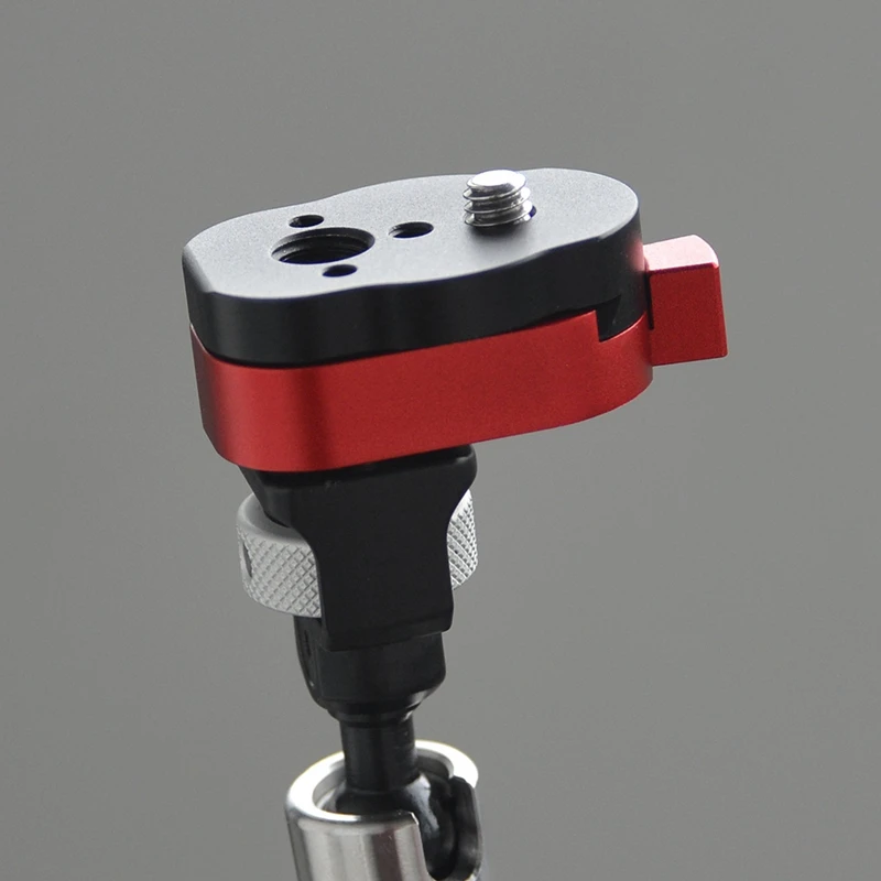 Monitor Quick Release Plate for LCD Monitor Magic Arm LED Light Camera Camera 3/8inch 1/4inch Screw M3 Locating Pin-ABFB