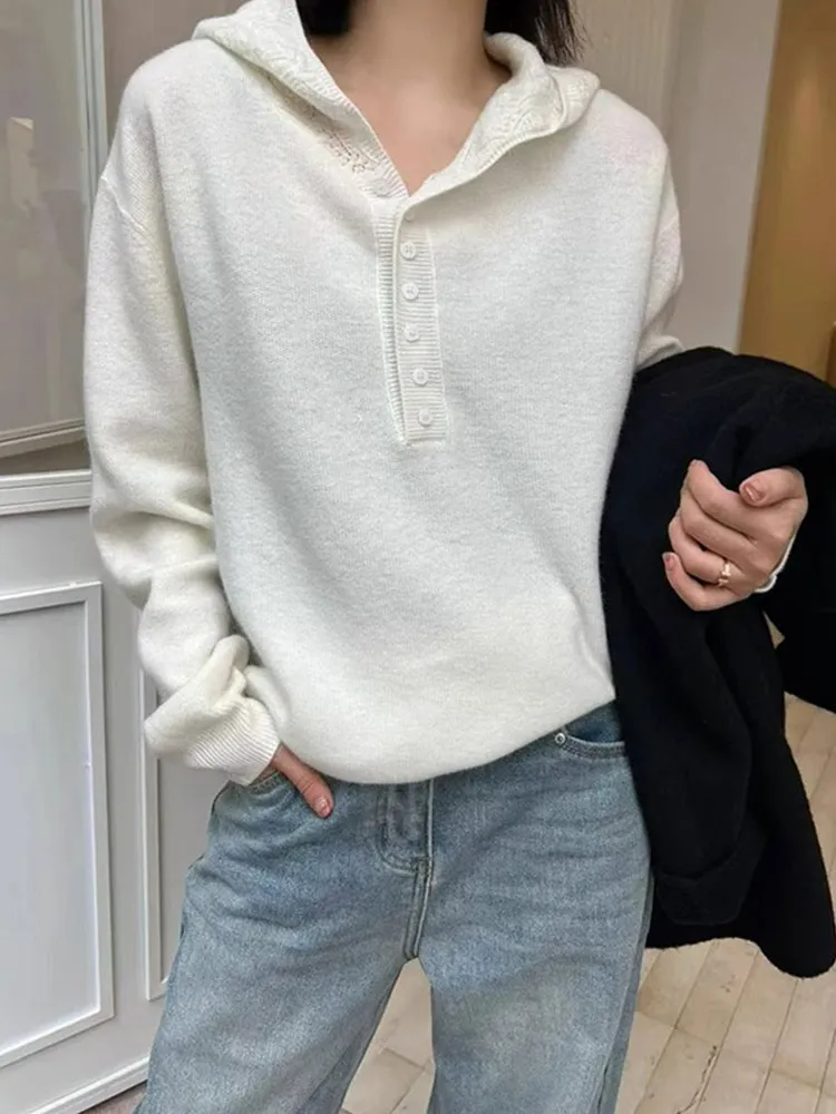 

Окрашенная в пряже вязаная длинная шапка-свек, утягивающий мягкий кружевной топ, моющийся цветной топ, антивозрастной женский свитер