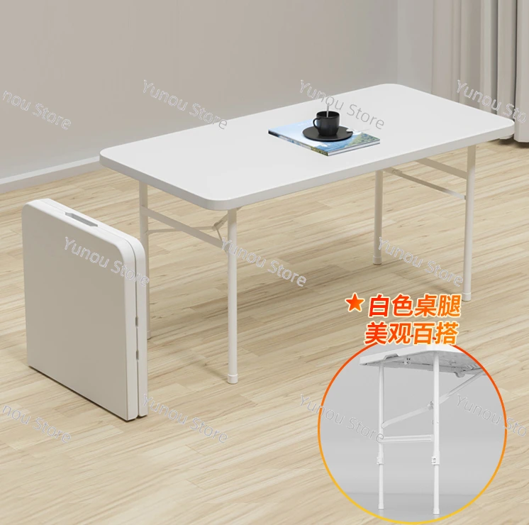 Folding Table for Home Study, Portable Outdoor Long Table, Stall, Rectangular Small Unit Dining Table,Simple Floor Stand Table