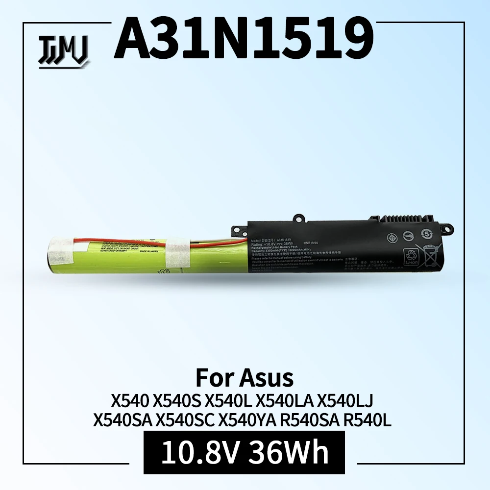 

A31N1519 36Wh Laptop Battery For ASUS X540 X540L X540LA X540LJ X540S X540SA X540SC X540YA A540 A540LA F540SC R540S R540SA