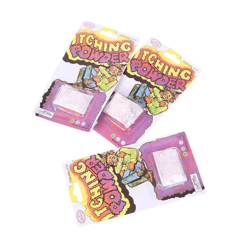 1pcs Criativo Pó Itching Pacotes Partido Engraçado Crianças Brinquedo Piada Truque Prank Joke Gag Truque Novidade Magia Prop Novidade Piadas Mordaça