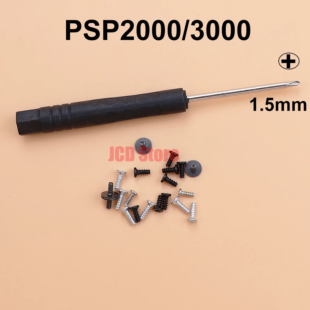 Game Console Housing Shell Screw For PSP 1000 2000 3000 Full Host Motherboard Screw Kit Mount Replacement Accessories