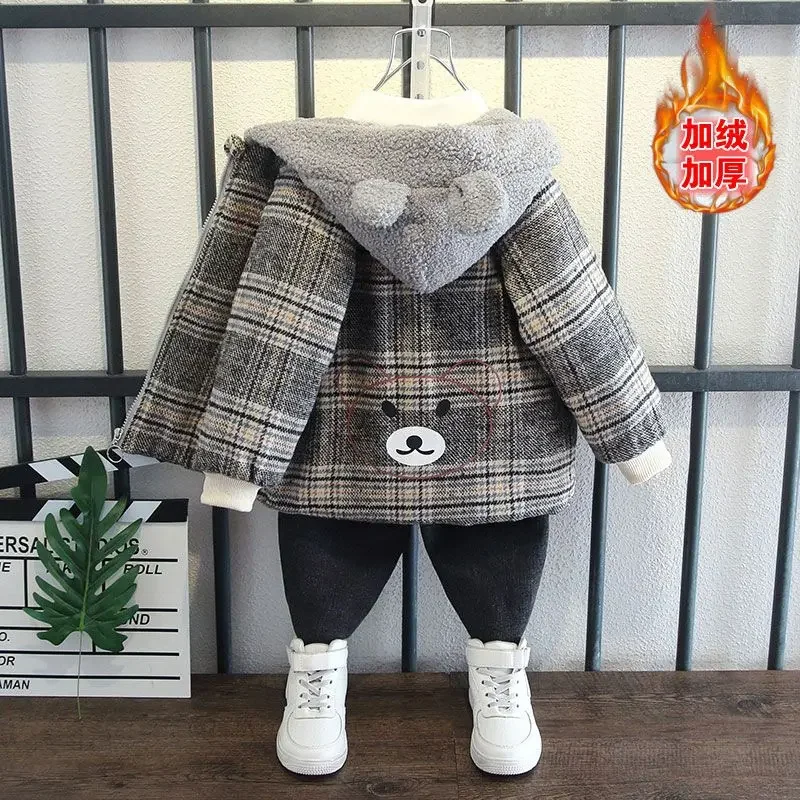 2023 New Infant Coat For Baby Jacket Autumn Winter Jacket For Baby Boys Costume Toddler Kids Coat Newborn Baby Clothes 1-8Vyear