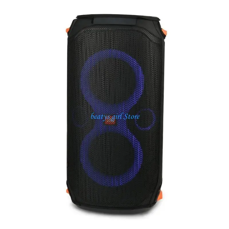 

C7AB Portable Speakers Protective Case for 110 Outdoor Karaoke Nylons Fabric Travel Cover With Easy Access