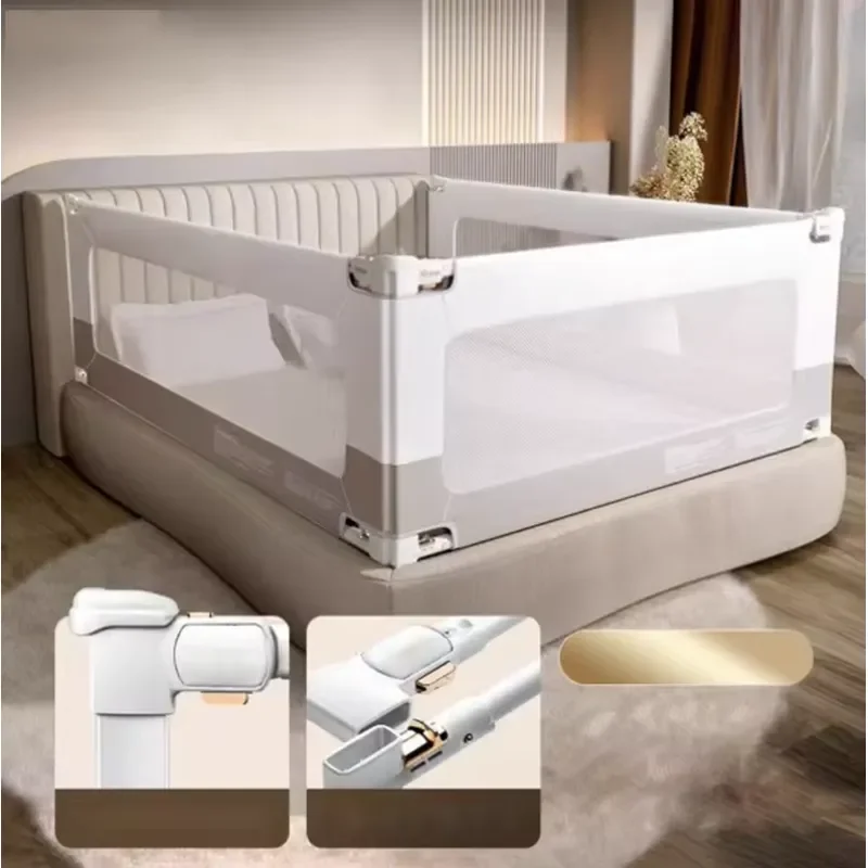 High Quality Steel Guardrail Wholesale Metal Bed Railing Hardware Side Rail Lock for Crib
