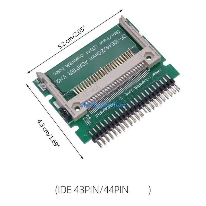 E65E to 2.5-inch 44Pin IDE Compact Flash Memory Card to 2.5-inch 44Pin IDE Laptop SSD Adapter Card Adapter