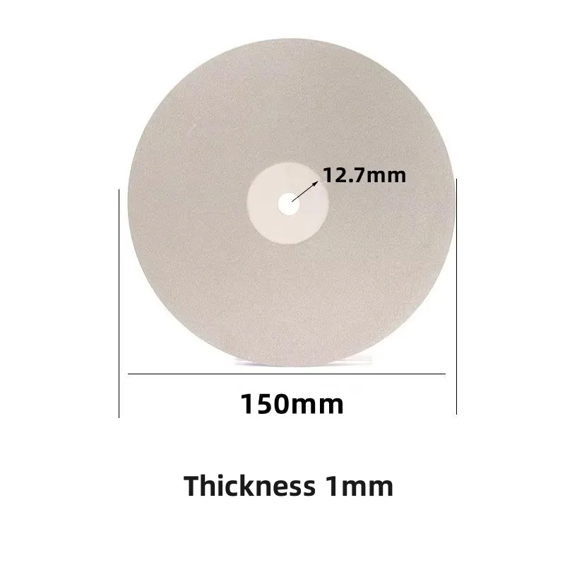 1 szt. Diamentowa tarcza szlifierska 6" 150 mm 80-3000 #   Diamentowa płaska tarcza szlifierska do polerowania lapidarnego