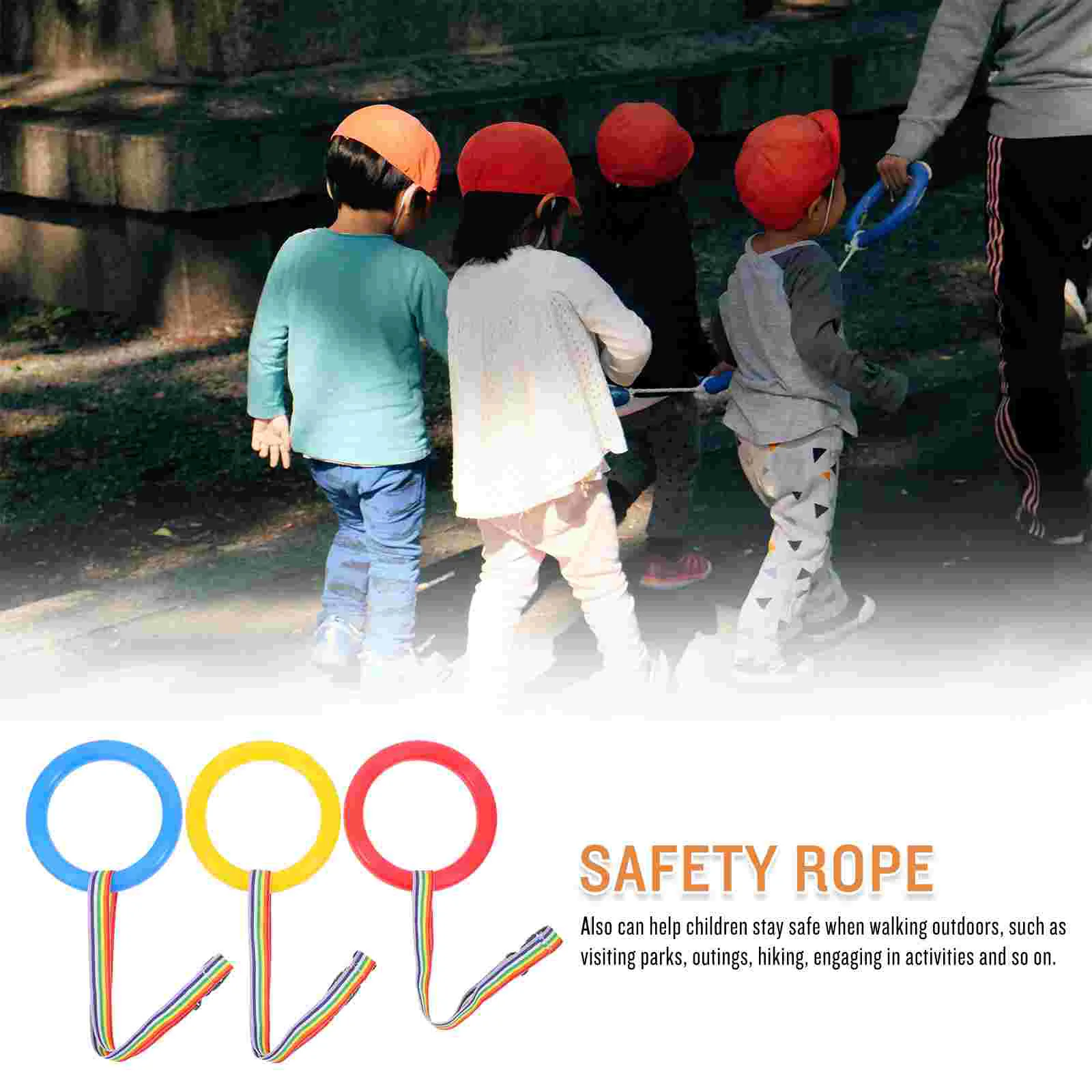 6 Pcs Line up Leash Preschool Supplies Outdoor Walking Rope for Toddlers Safety Kids Plastic