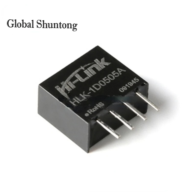 5Pcs DC-DC Isolated Non-regulated DC DC Power Supply Module  to 5V 1W DC to DC SIP HLK-1D1205 1D2405 1D1212 1D0505 1D0505A
