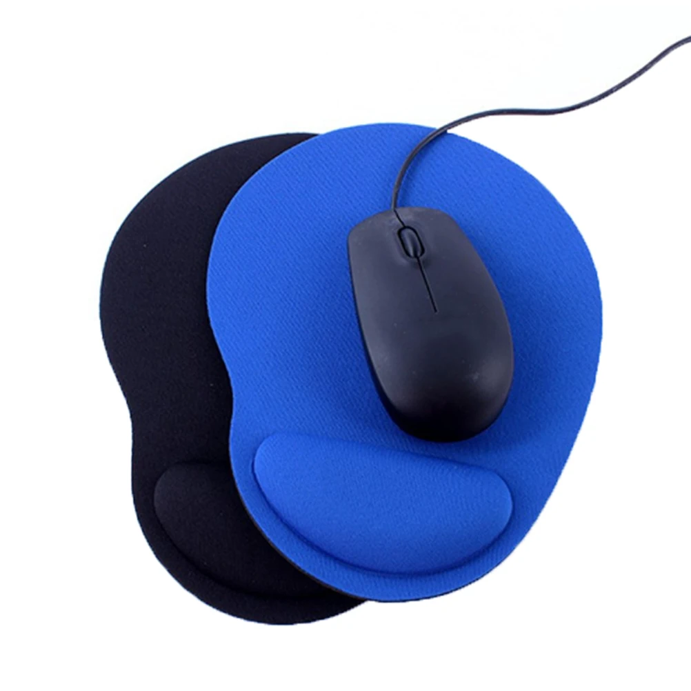 

Ergonomic Non-Slip Mouse Pad Wrist Support Home Office Travel Blue Lightweight Portable Computer Gaming Wrist Rest Mouse Mat