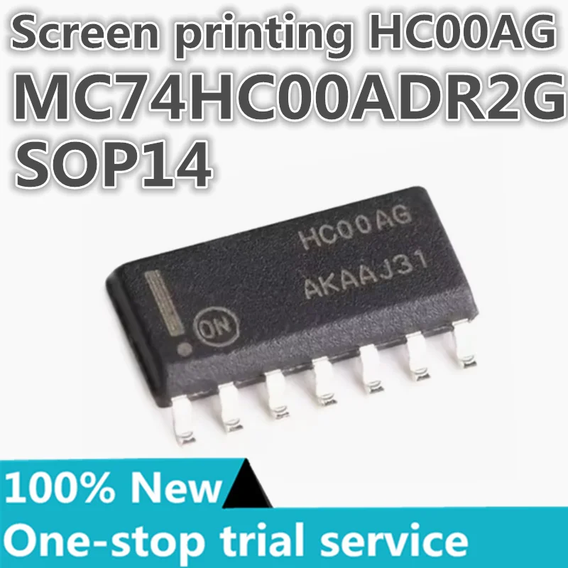 5-100pcs %New MC74HC02ADR2G MC74HC00ADR2G MC74AC02DR2G Mark HC02AG HC00AG AC02G SOP-14 four-way 2-input or non-gate logic