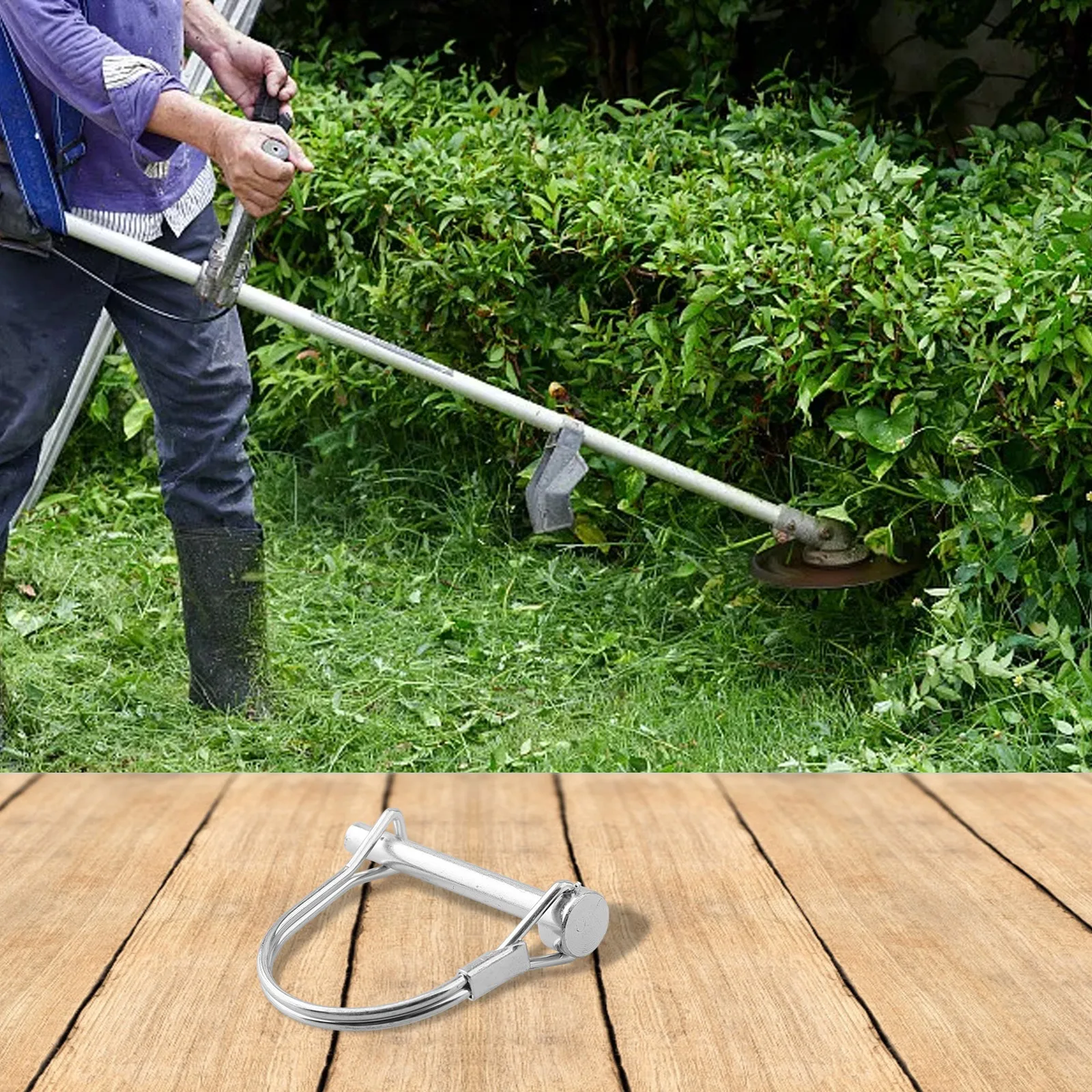 Folding Mechanism Outdoor Use Transportation Locking Pins Folding Pin Set Easy Storage Outdoor Use For Lawn Mowers