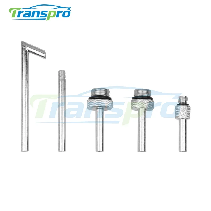 New 5 PCS Transmission Fluid Oil Filler Fill Change Adapter Fits For VW Audi Benz DSG 01J 09G CVT 722.9