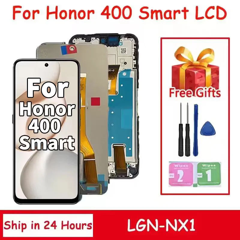 Ekran 6,77” do Honor 400 Smart Display, panel dotykowy, digitizer, kompletny moduł ekranu LCD do Honor400 Smart Lcd LGN-NX1