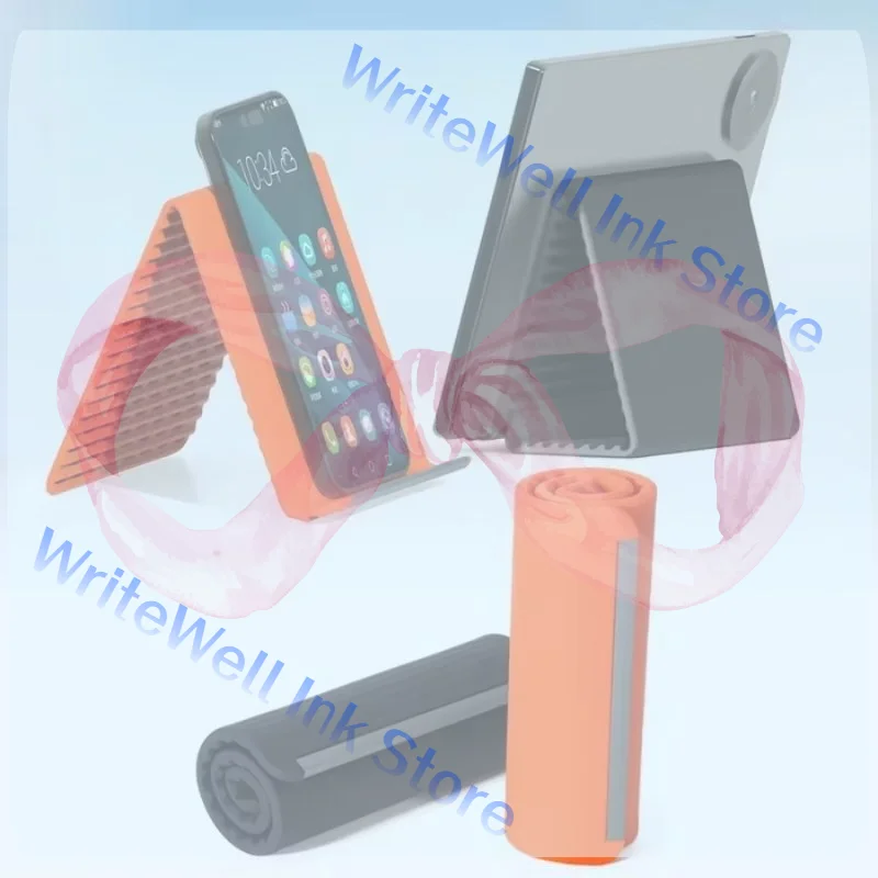 Support de téléphone portable flexible en silicone, support de tablette et ordinateur portable de bureau, support transformable créatif pliable, accessoire de voyage