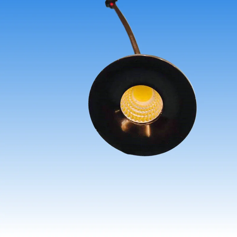 Spotlights 3.5W LED Mini Spot Lights For Display Case, Power Dimmable Cabinet Lamps - White 6000K (Set Of 6)