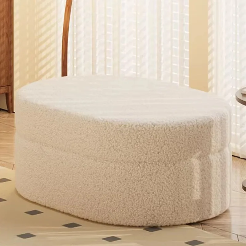

Storage Stool Luxury Sit Ottoman for Entryway, Multifunctional Seat with Hidden Compartment, Adult Living Room Shoe Bench
