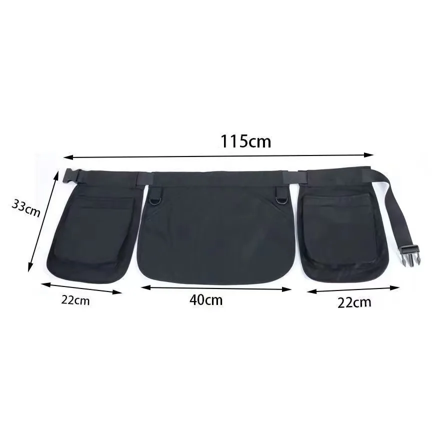 Portable Waist Tool Bag Adjustable Belt Apron Bag Multi-function Electrician Carpenter Tool Bag for Gardening Plumbing Woodwork