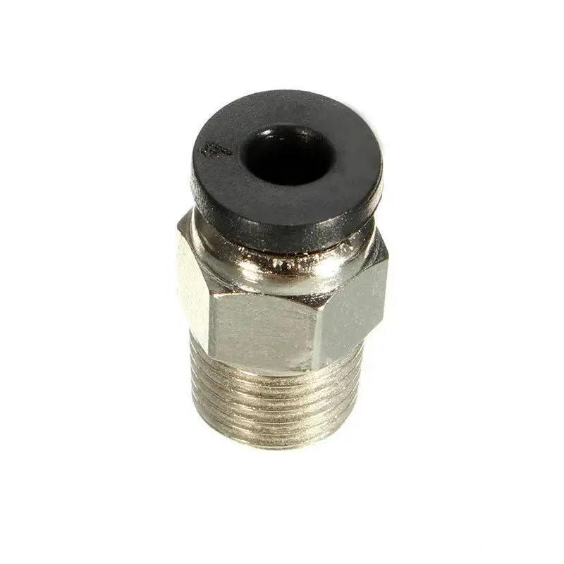 2pcs Pneumatic Connector For 1.75mm PTFE Tube PC4-01 Quick Coupler Feed Inlet 3D Printer Part