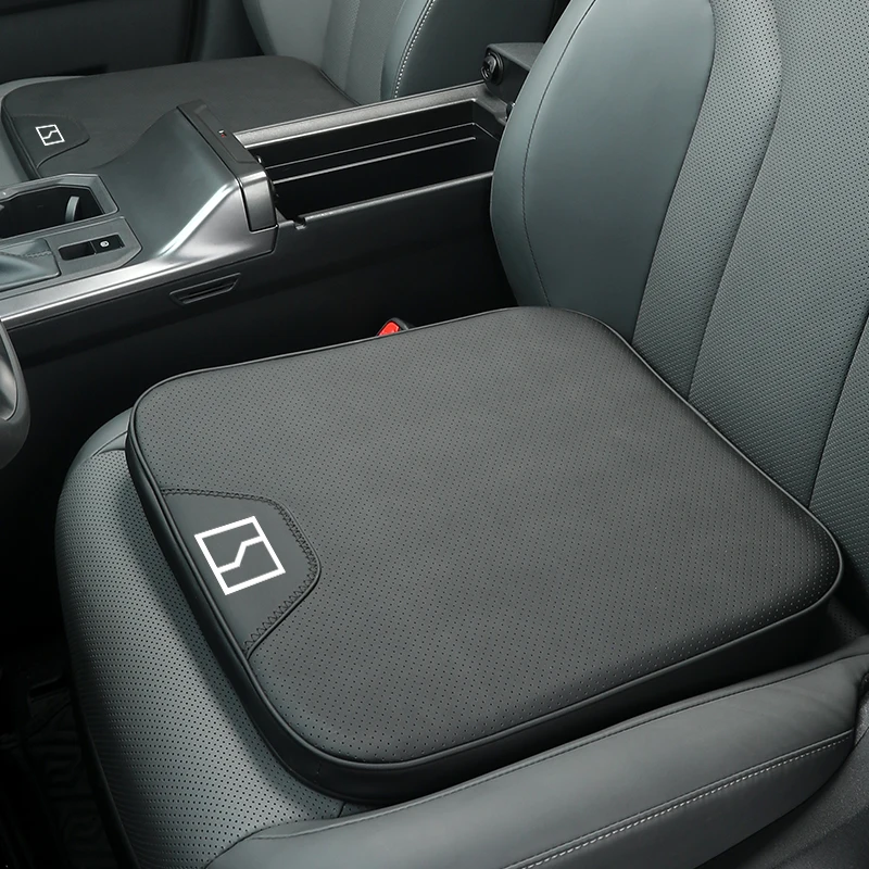 Car Seat Cushion Leather Booster Mat Seat Protector Cover Accessories For Zeekr 001 FR 007GT EX1E MIX X 007 009 7X
