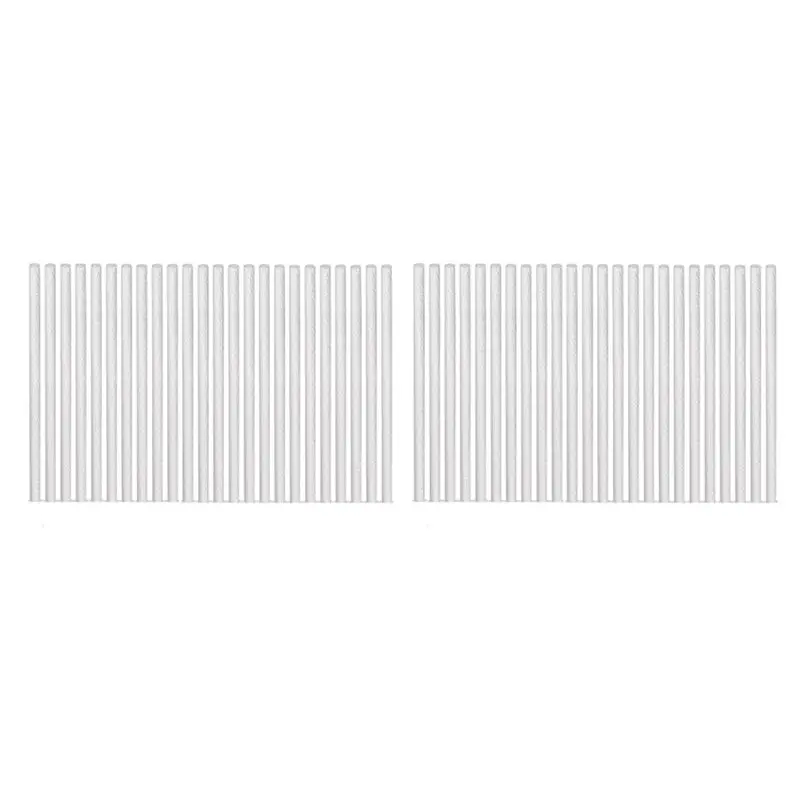 HLZS-48Pcs Fiberglass Replacement Wicks, Oil Lamps Wicks, Candle Wine Bottles Wicks For Outdoor Tiki Torches,0.5 By 9.85 Inch