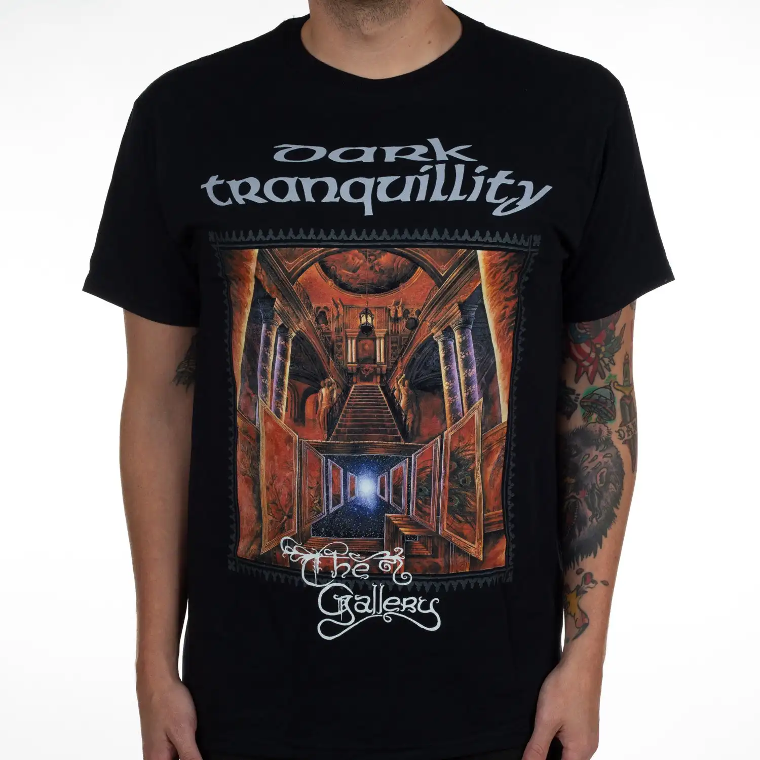 Dark Tranquillity The Gallery Band T-Shirt 100% Cotton Graph