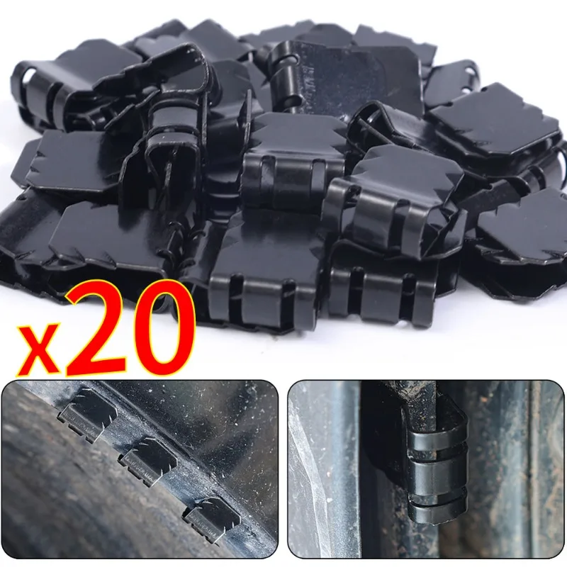 Universal Car mudguard fixing buckle Engine Guard U-shaped Buckle Clamp Motorcycle Mudguard Fixed Buckle Fastener Iron Parts