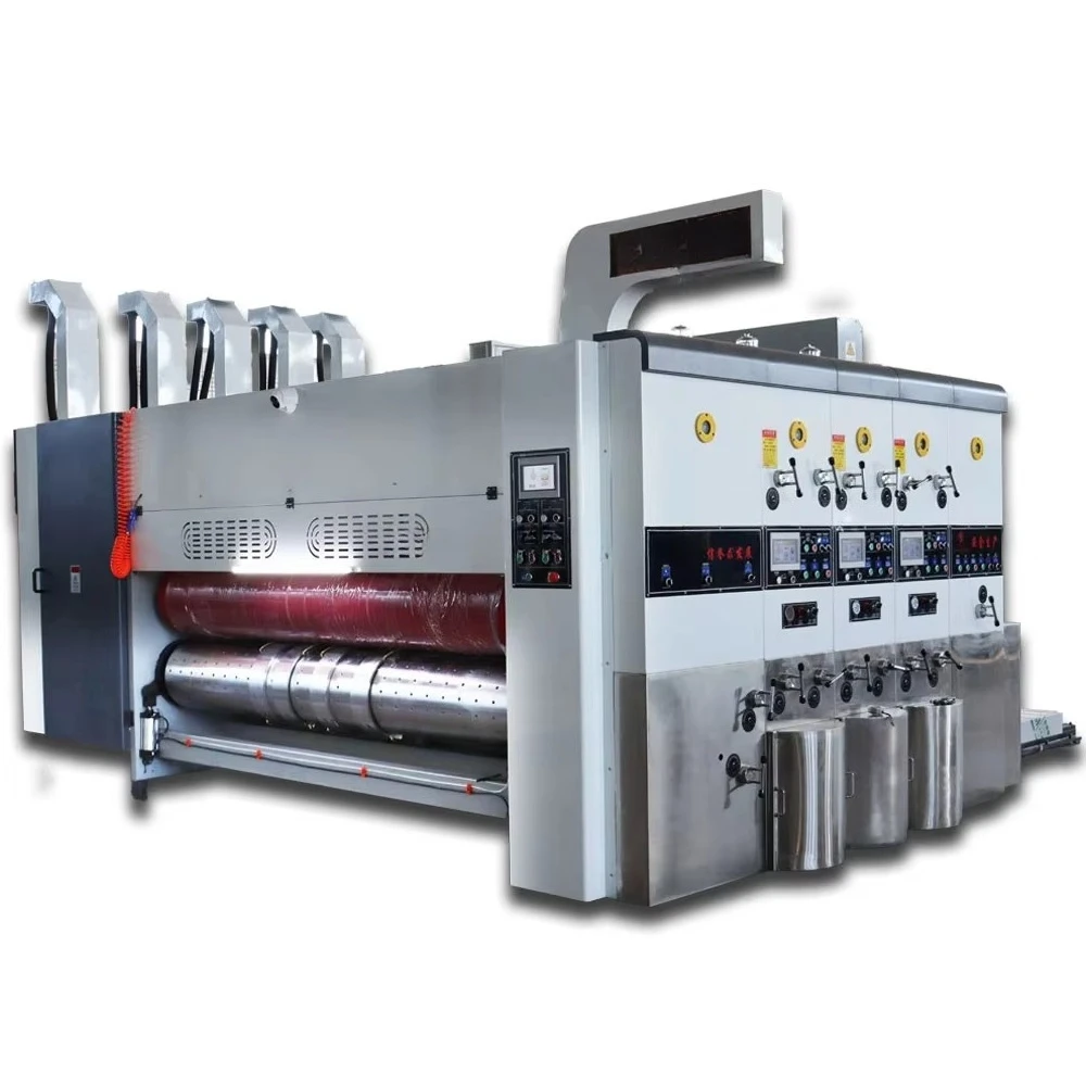 Customized Cardboard Box Printing Machine, Fully Automatic Printing, Slotting, and Die-cutting Integrated Machine view 3
