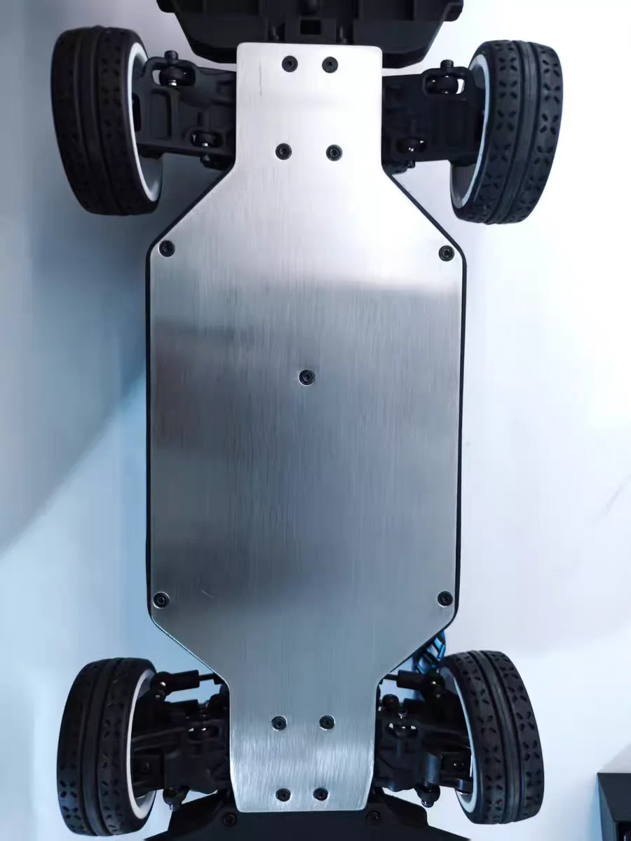 MJX 하이퍼 고 10303 10304용 스테인레스 스틸 스키드 플레이트 전체 섀시 아머 가드 보호 업그레이드 부품