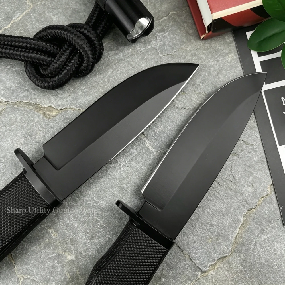 Tragbares Outdoor-Messer mit feststehender Klinge, Mehrzweck-Werkzeug für Wandern, Klettern, Camping, Angeln, Trekking, EDC-Messer, Fleischbeil – Detail 4