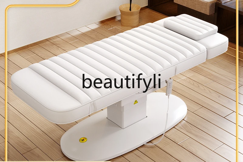 

Beauty electric massage bed Household multi-functional folding moxibustion treatment bed Tattoo embroidery eyelash special bed