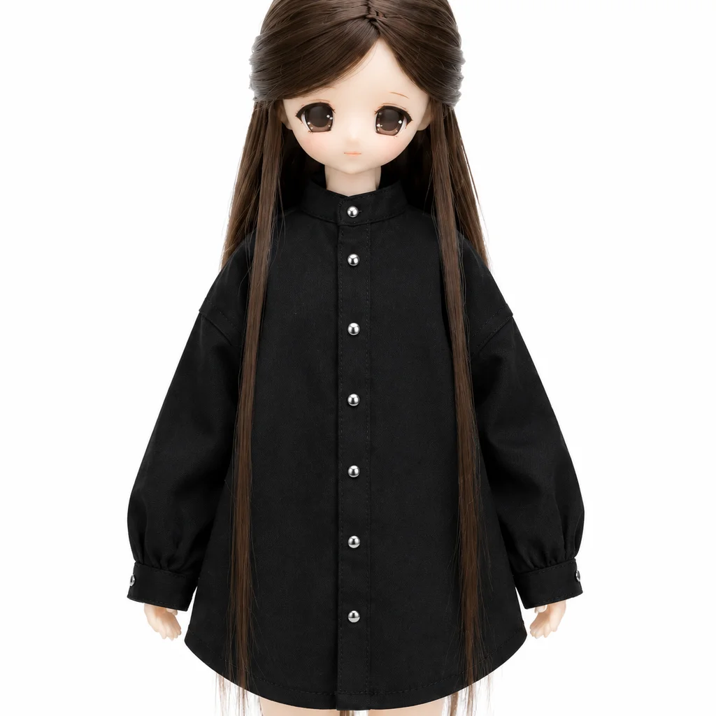 Blythe Doll Clothes Azone Ob22 Small Cloth Round Neck Large Shirt Retro Loose Version In Stock Fashion Plush Mini