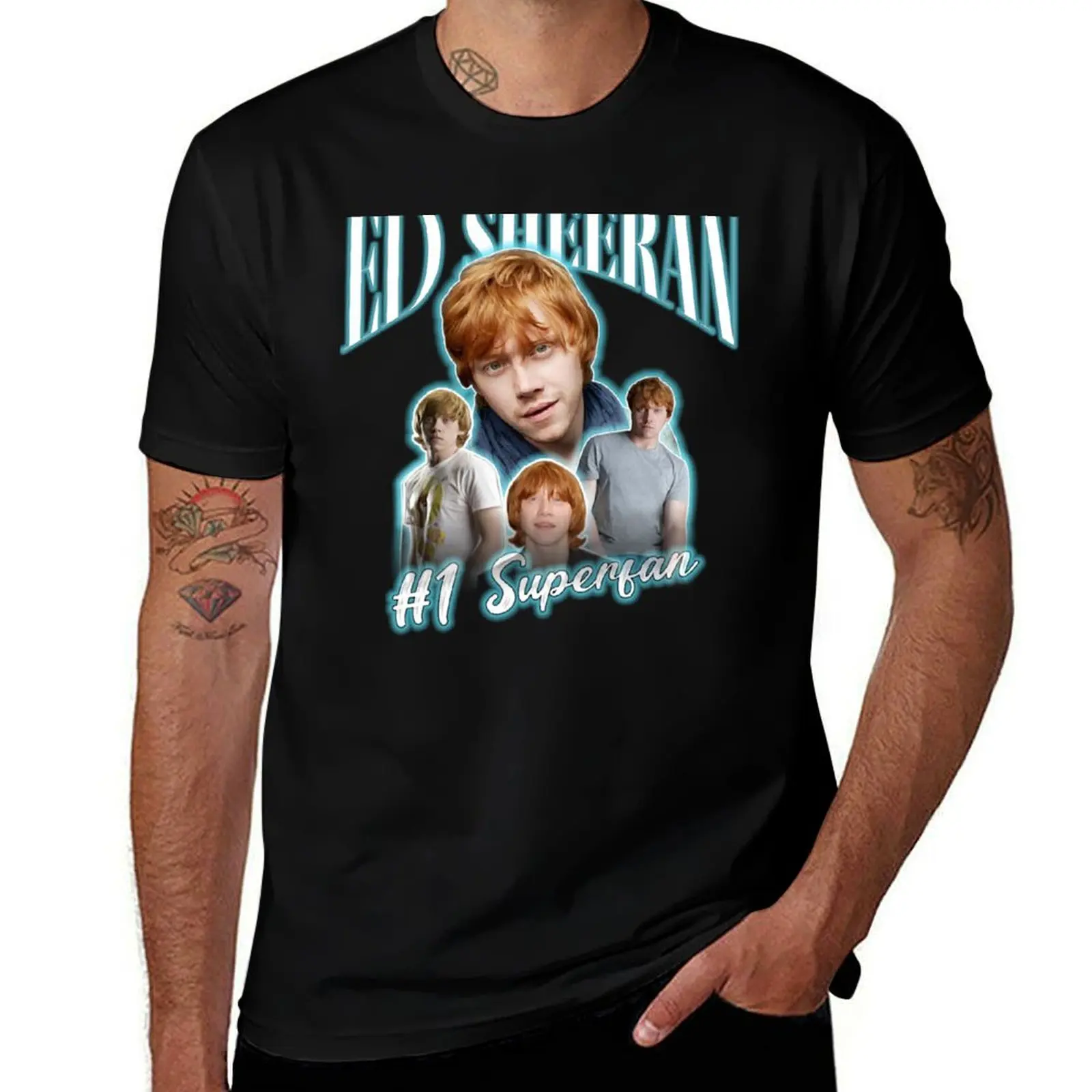 

ALL Star I love Ed Sheeran T-Shirt t shirts for man cotton anime tshirt