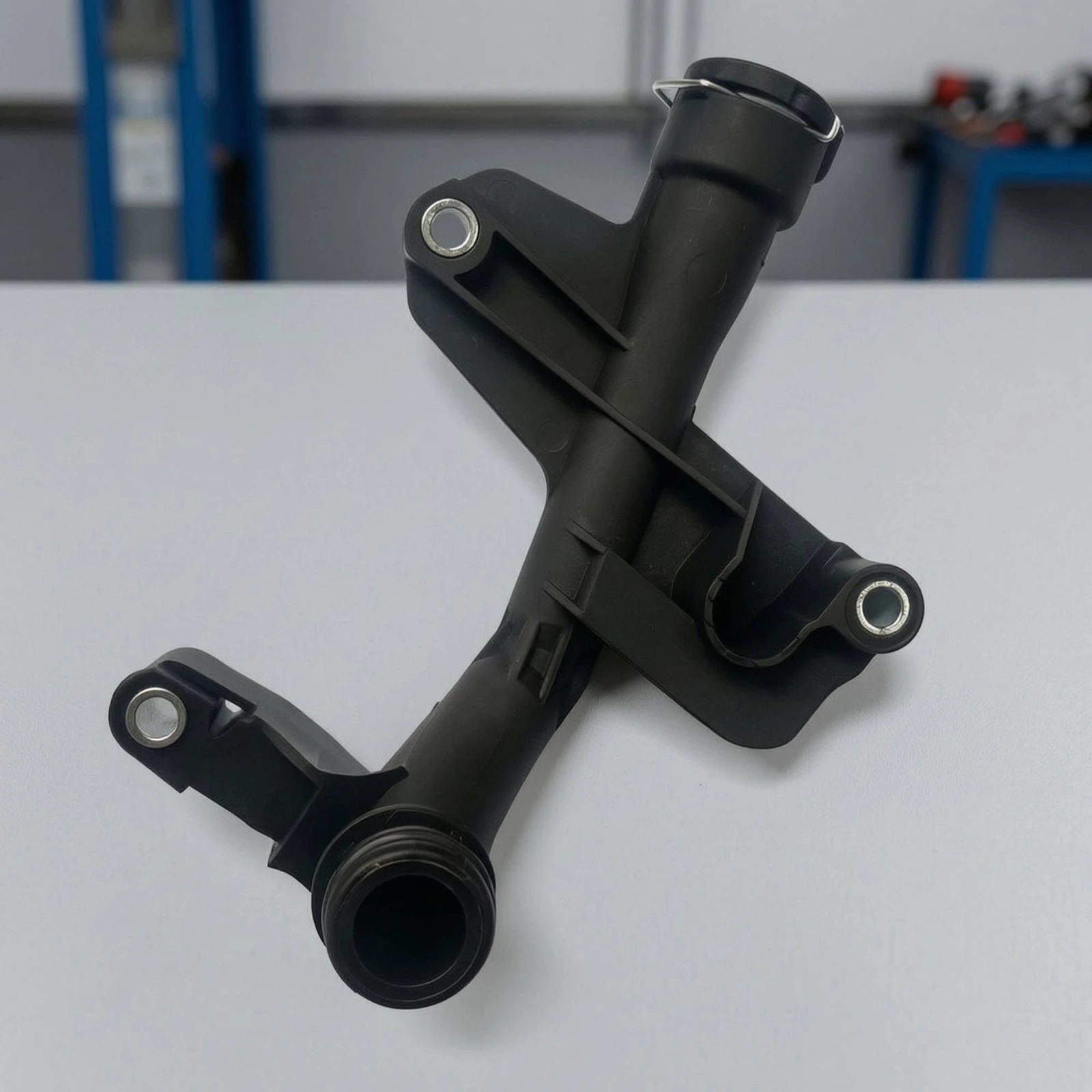 Coolant Hose with Mounting Ears Abs Engine Coolant Pipe Car Parts Molded Rigid for Mechanics